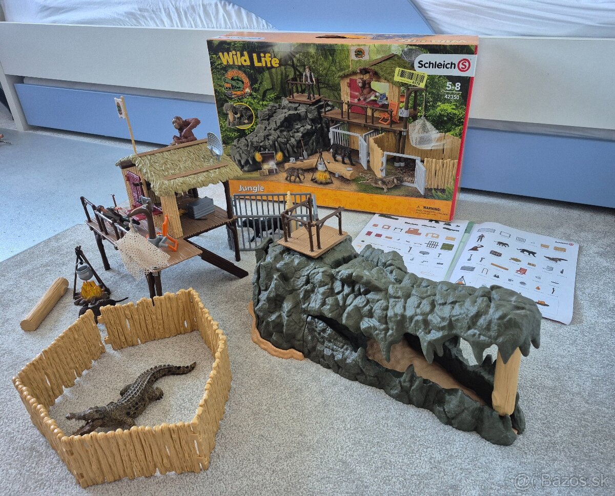 Schleich 42350 Vyskumna stanica v krokod.dzungli - 2