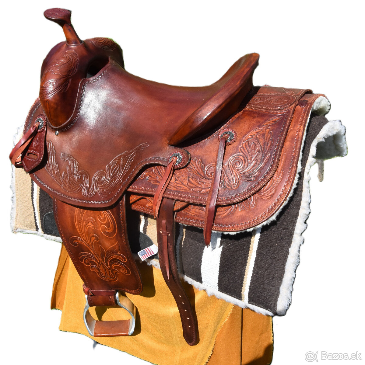 westernové sedlo - 2