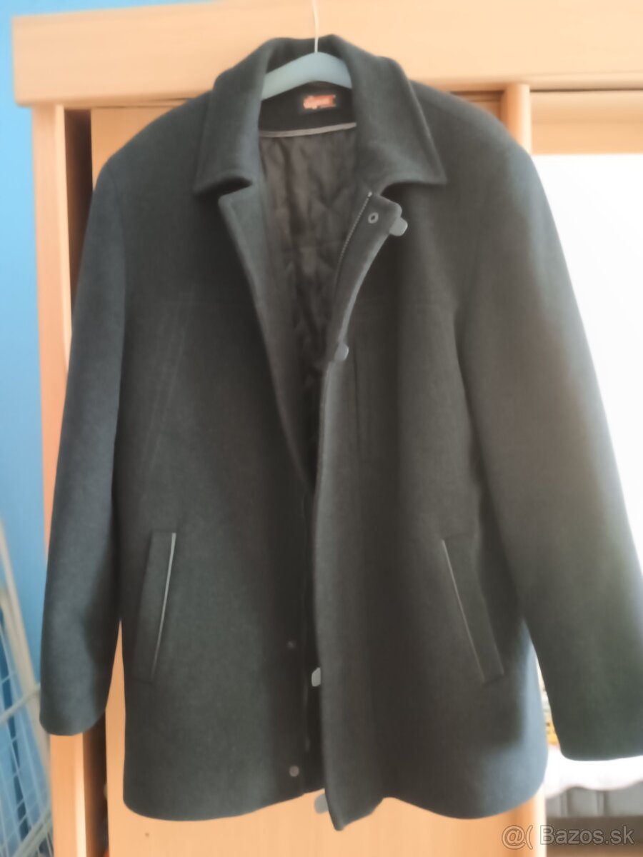 Pánsky zimný elegantný kabát - 2