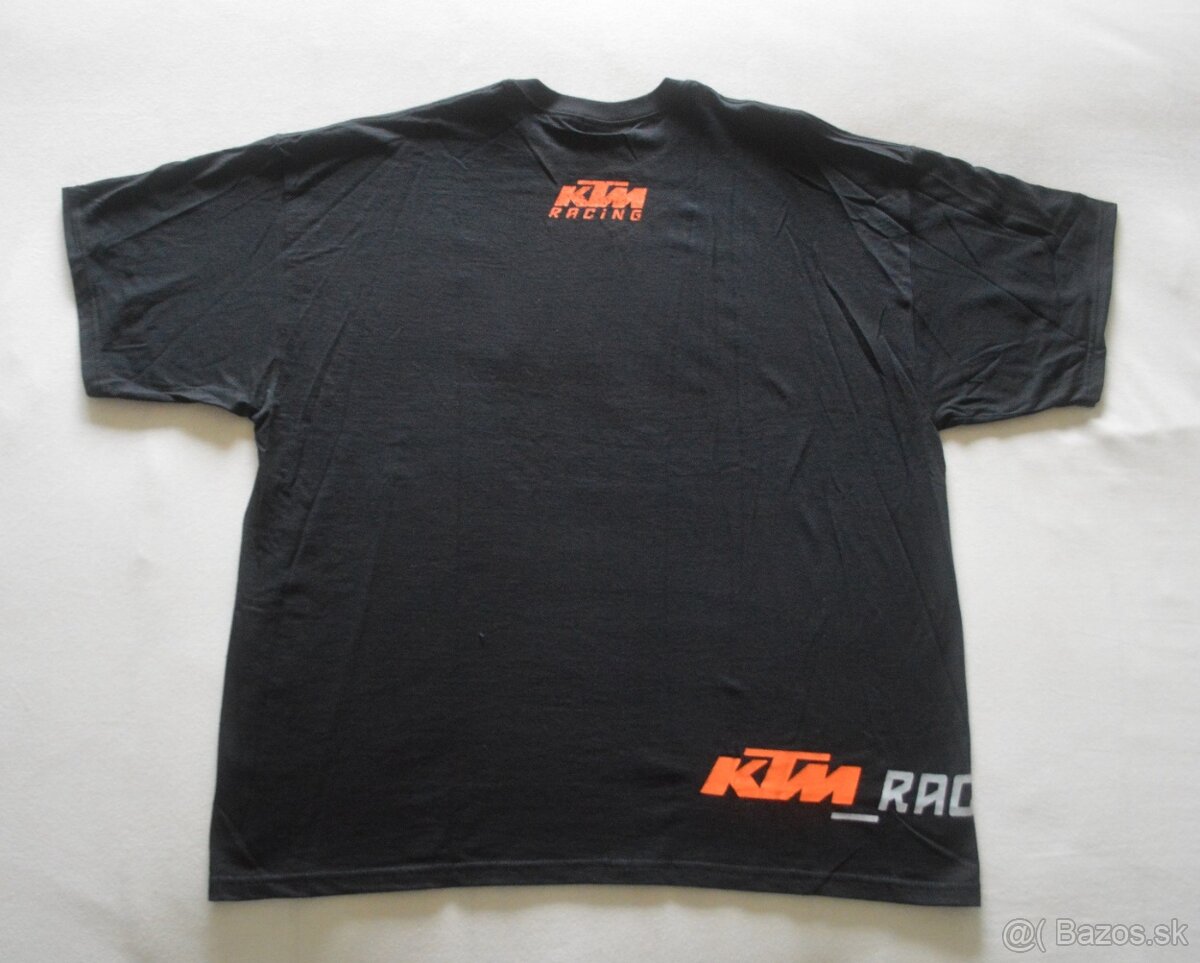 KTM kvalitné cierne tričko - 2