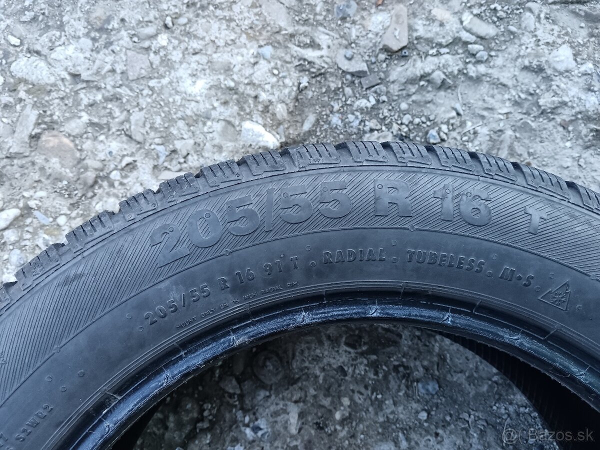 Predam zimne pneu 205/55r16 Barum - 2