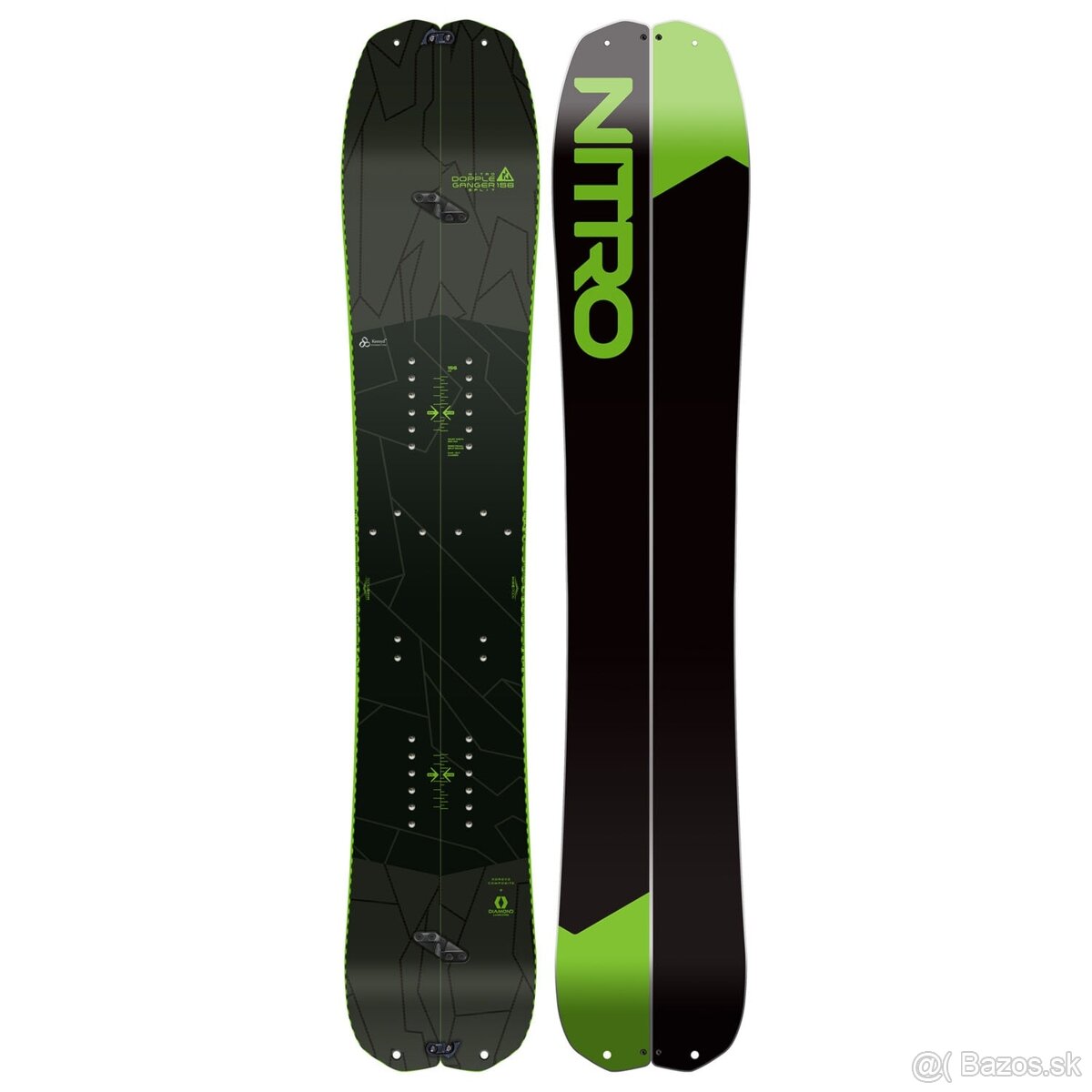Splitboard set ultra ľahké Nitro + výbava - 2