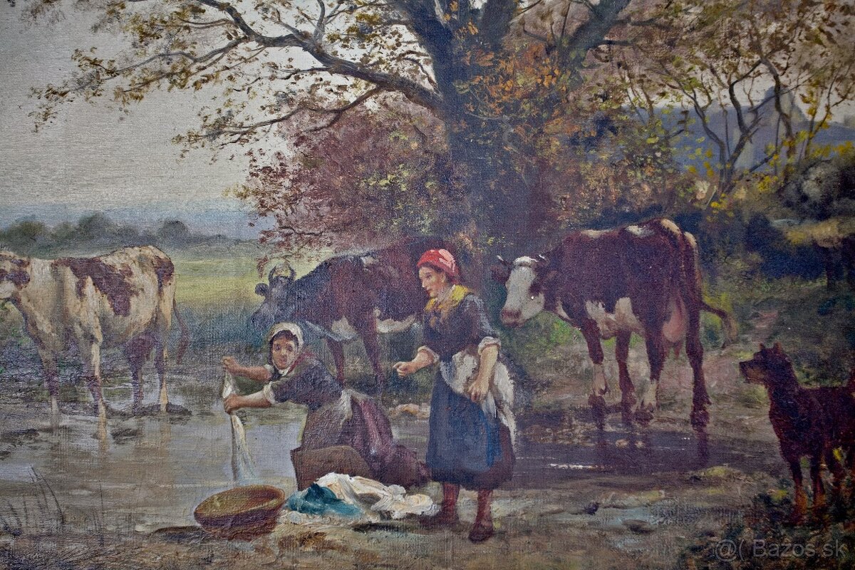 Perrier – Pradleny a kravy pri rieke - 2