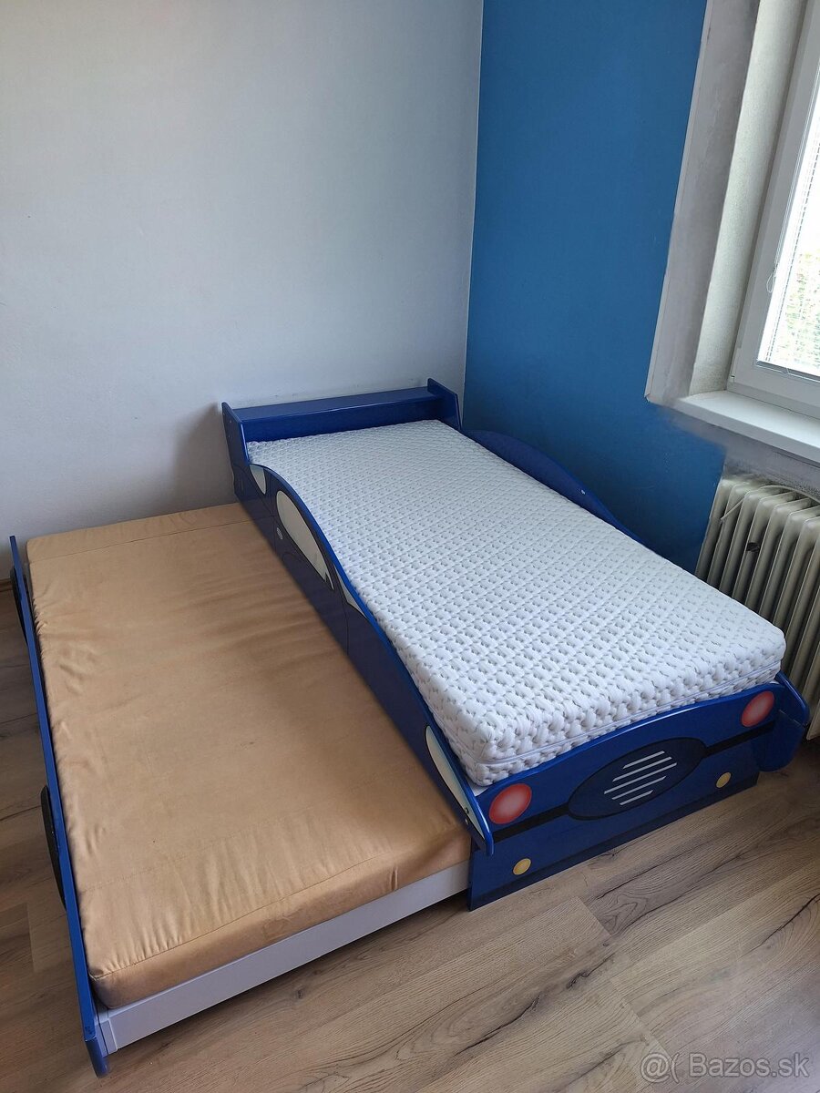 Postel do detskej izby - auto - 2