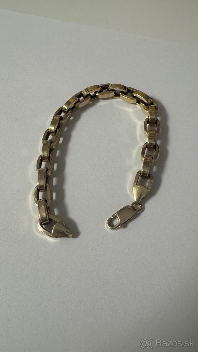 Pánsky zlatý náramok 585 - 2