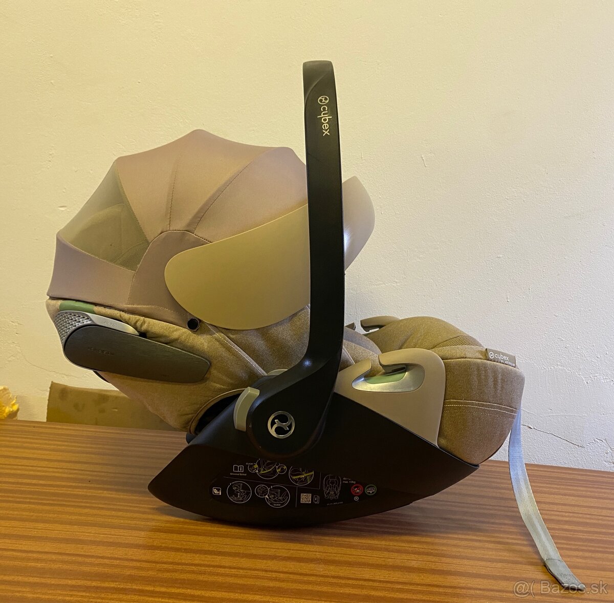 Autosedačka Cybex Cloud T i-Size Plus - Cozy Beige - 2