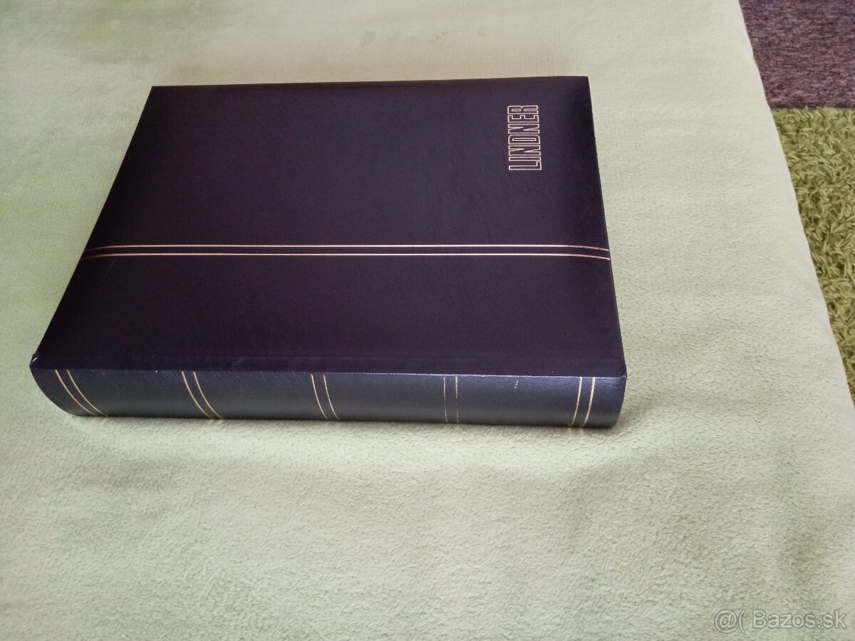 Album na poštové známky A4 - 60 stranový, čierny - 2