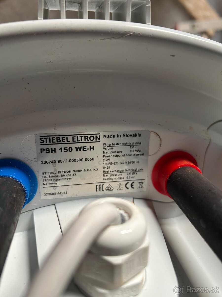 Predám bojler 150 litrový ležatý - 2