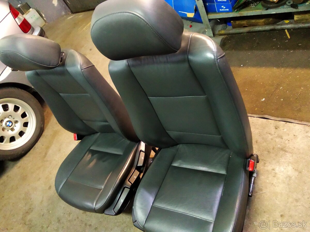 Predné sedačky E46 koža - 2