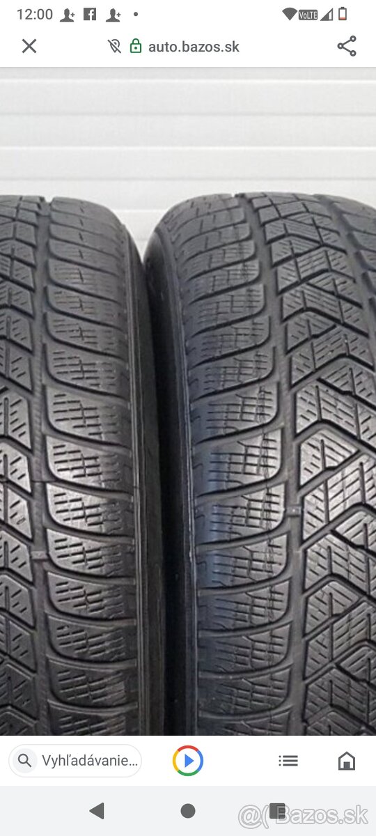 225/55 r18 zimné pneu.Pirelli - 2