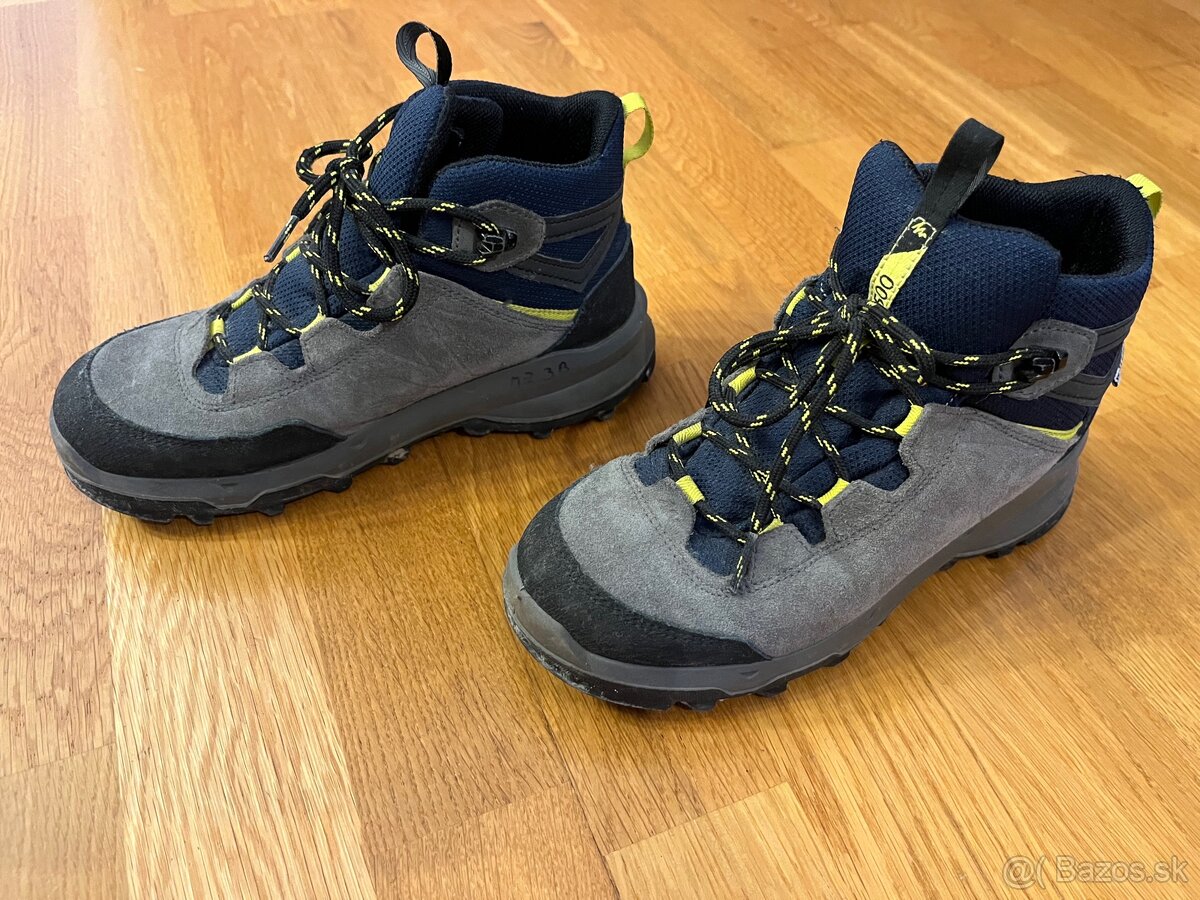 Detske turisticke topanky quechua 35 - 2