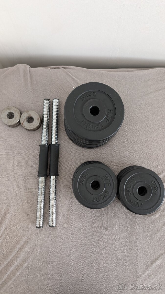 Jednoručné činky - 2