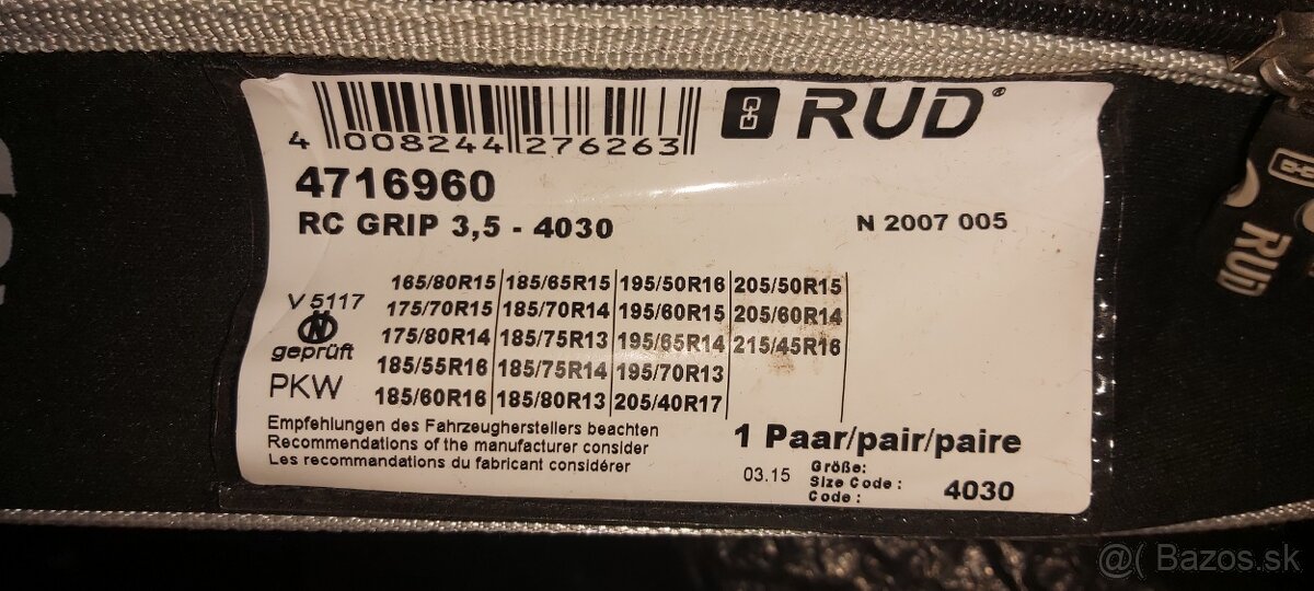 Strešné nosiče + reťaze - 2