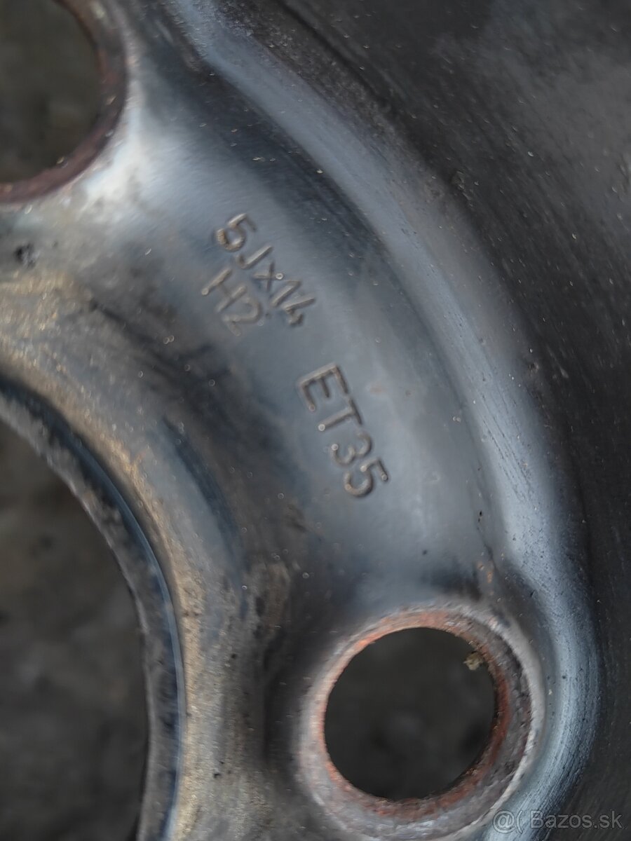 Plechové disky 5x100 R14 - 2