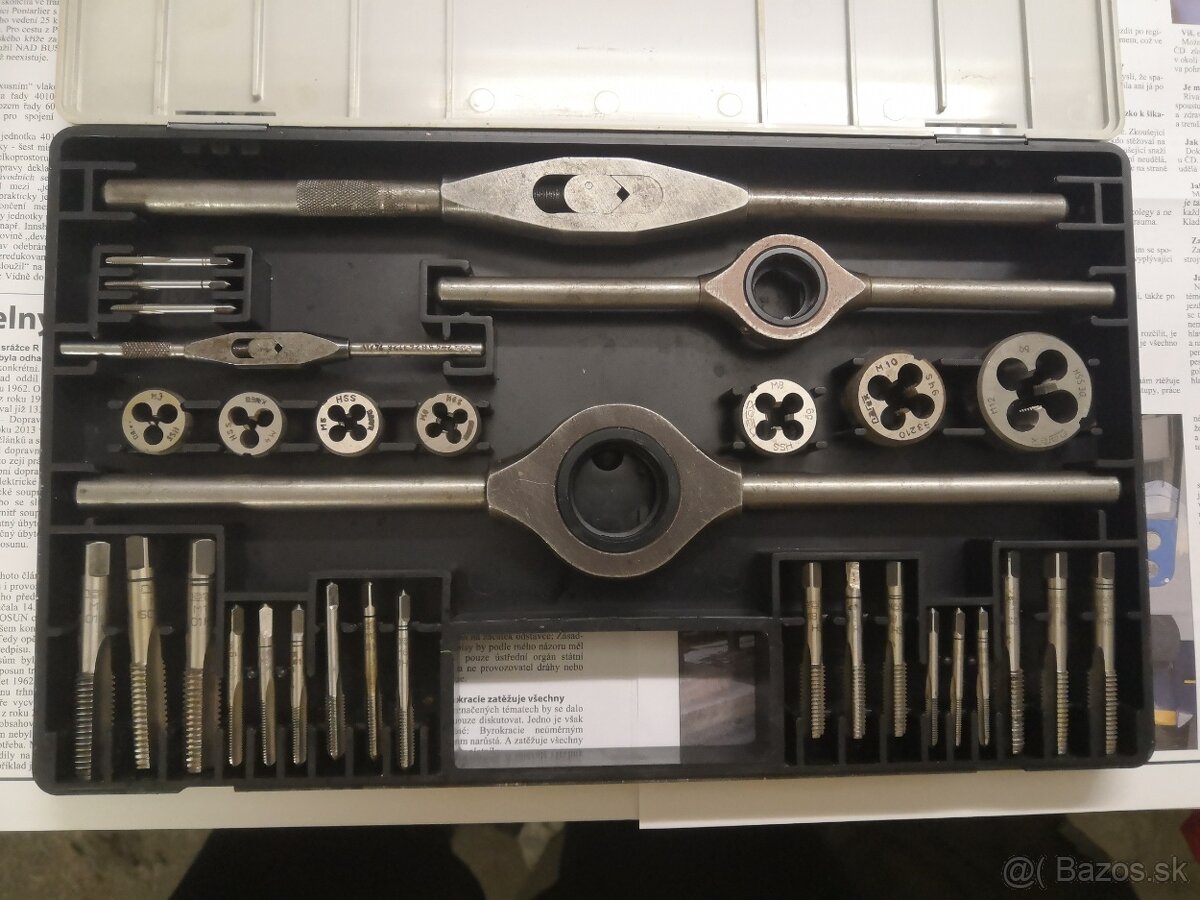 P:sada závitníků narex M1 HSS - 2