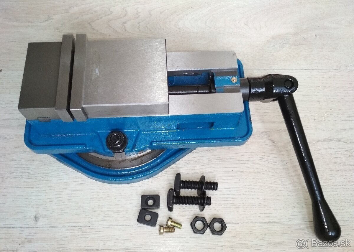 Strojný zverák 80mm otočný - 2