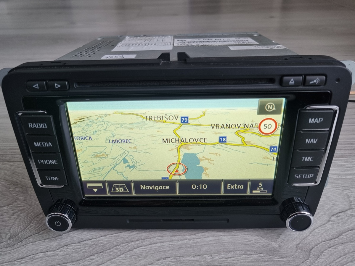 Skoda Columbus 2014 RNS510 Navi LED SSD Mapy V17 2020 - 2