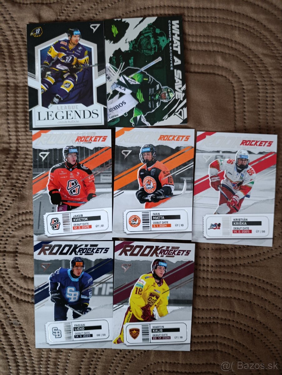 Hokejové kartičky Tipsport extraligy 25/26 - 2