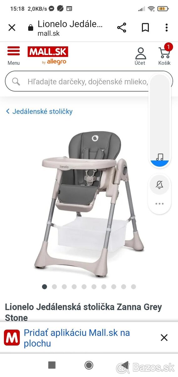 Stolička pre deti - 2