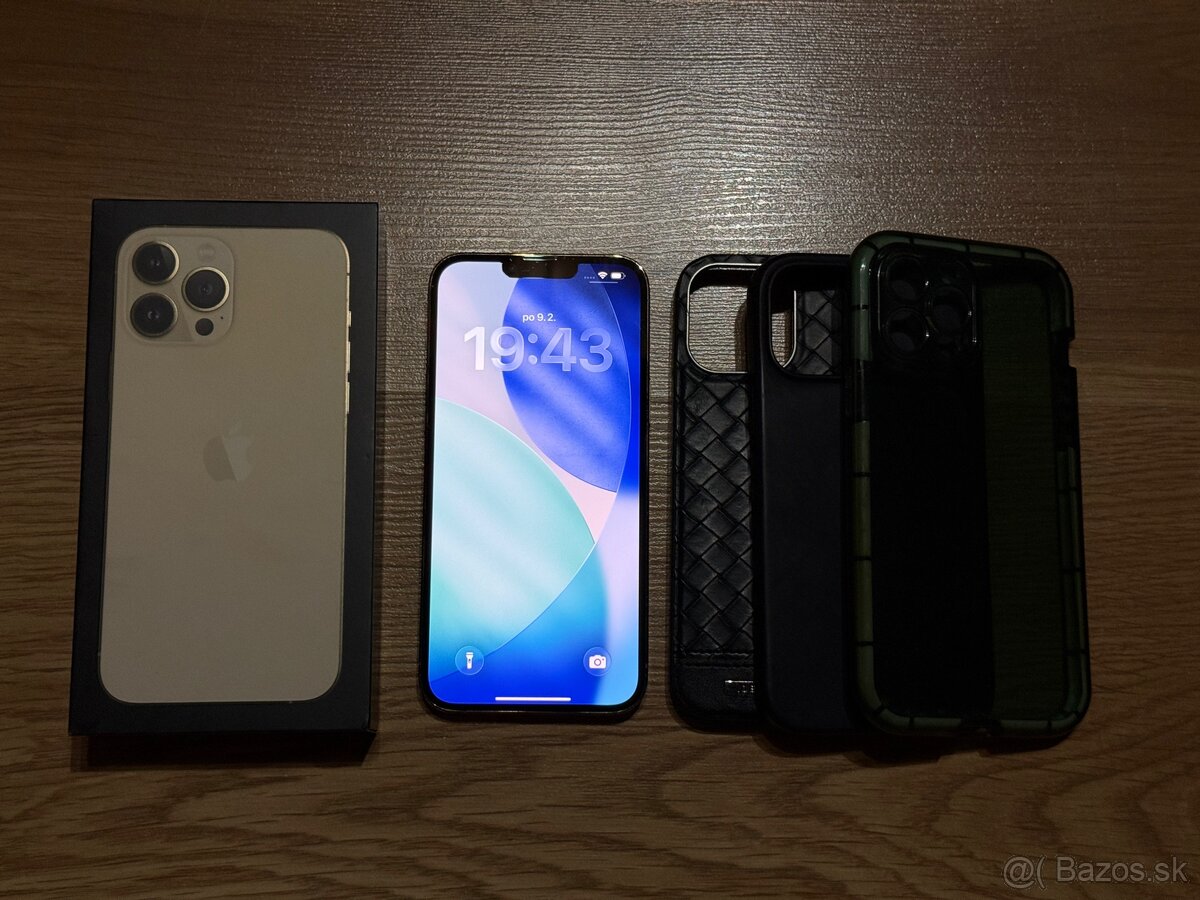 iPhone 13 PRO Max 128GB 100% baterka GOLD - 2