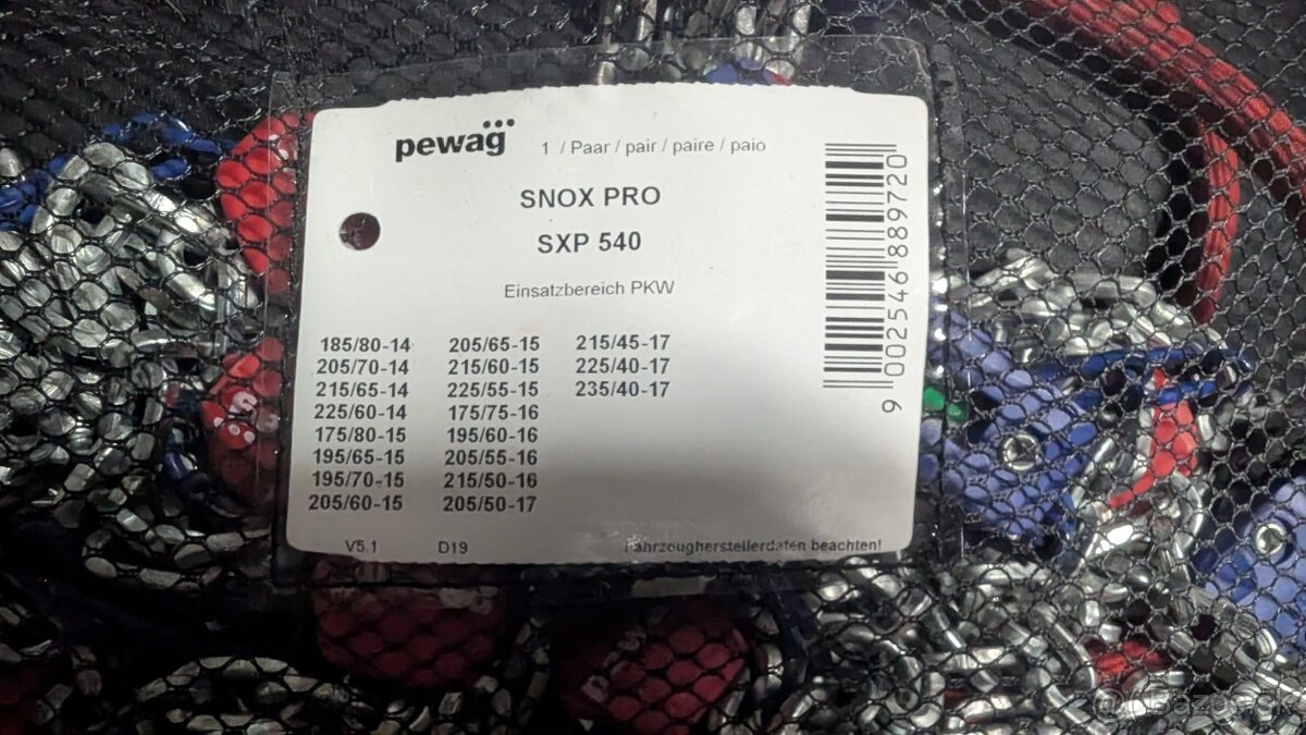 Predám snehové reťaze Pewag Snox Pro SXP 540 - 2