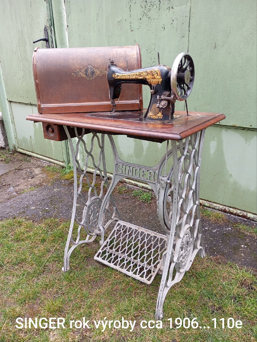 šijací stroj Singer rok výroby 1908 - 2