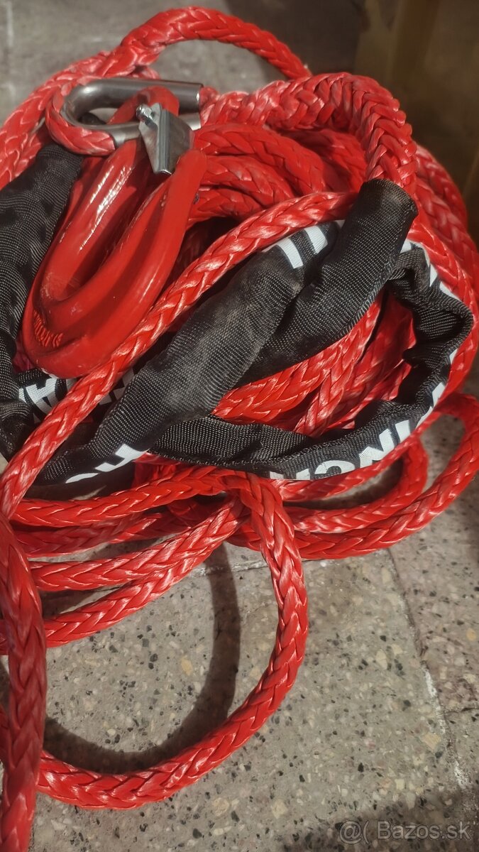 Syntetické lano pre navijak Titanium Winch s hákom - 2