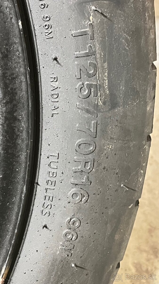 Reserva 125/70 R16 - 2