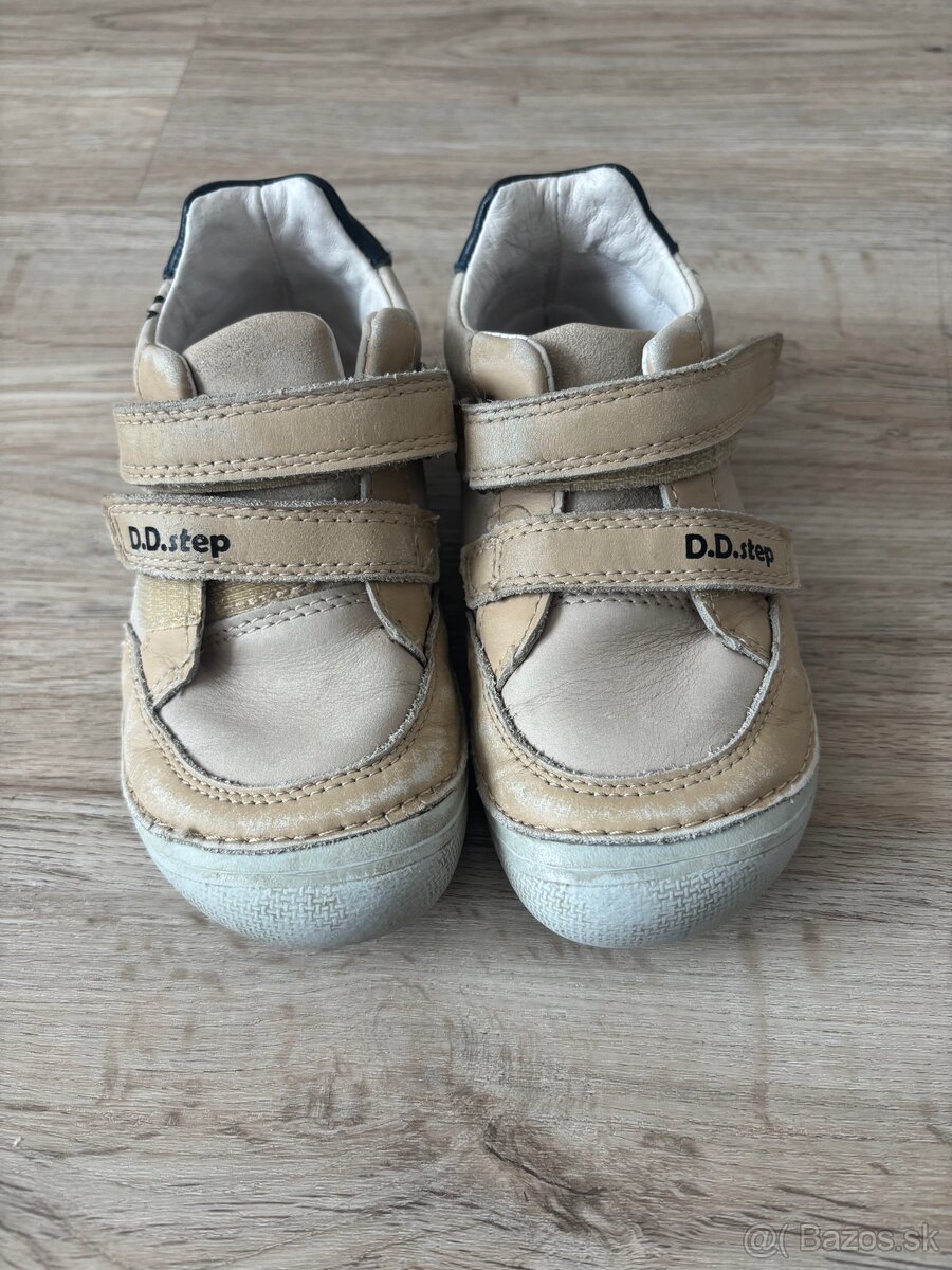 Detské kožené barefoot tenisky DD Step - 2