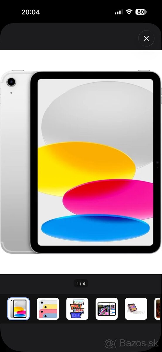 iPad 11 256gb strieborný cellulár 2025 - 2