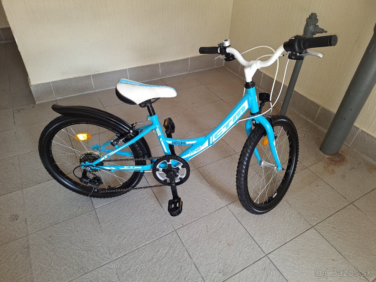 Predám detský bicykel 20kola Ctm modry - 2
