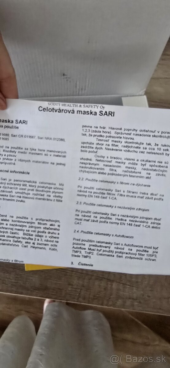 Sari celotvarova ochranna maska - 2