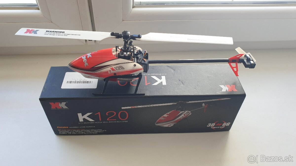Rc vrtulnik Wl toys xk k120 nový - 2