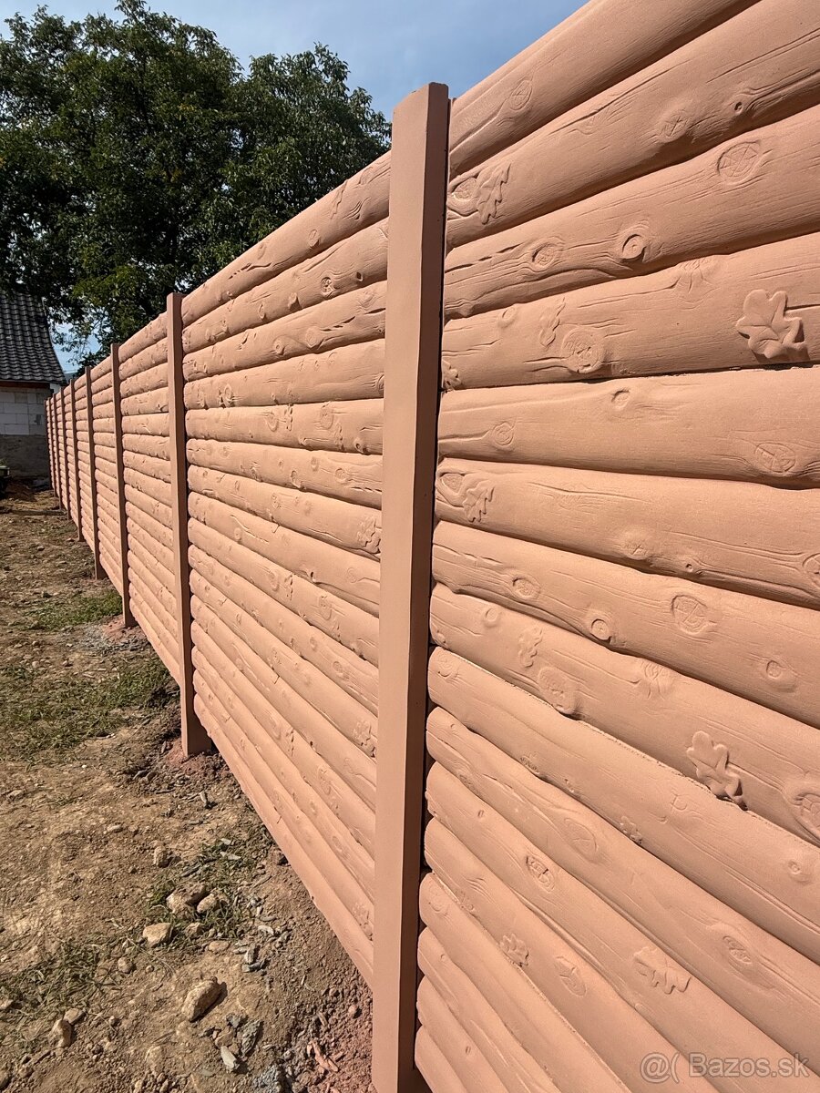 Betonovy plot vrátane montáže na kľúč len za 79€ - 2