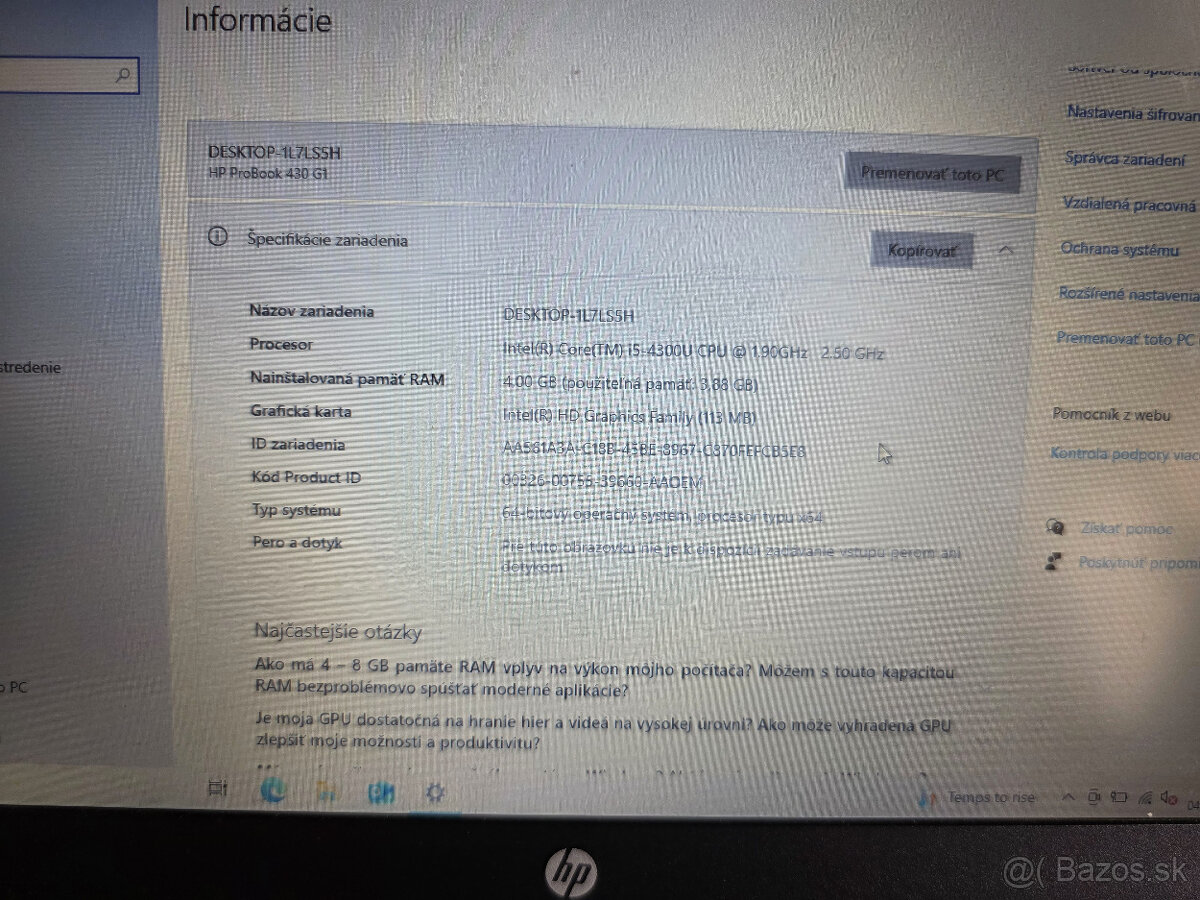 Predam - HP ProBook 430G1 - 2