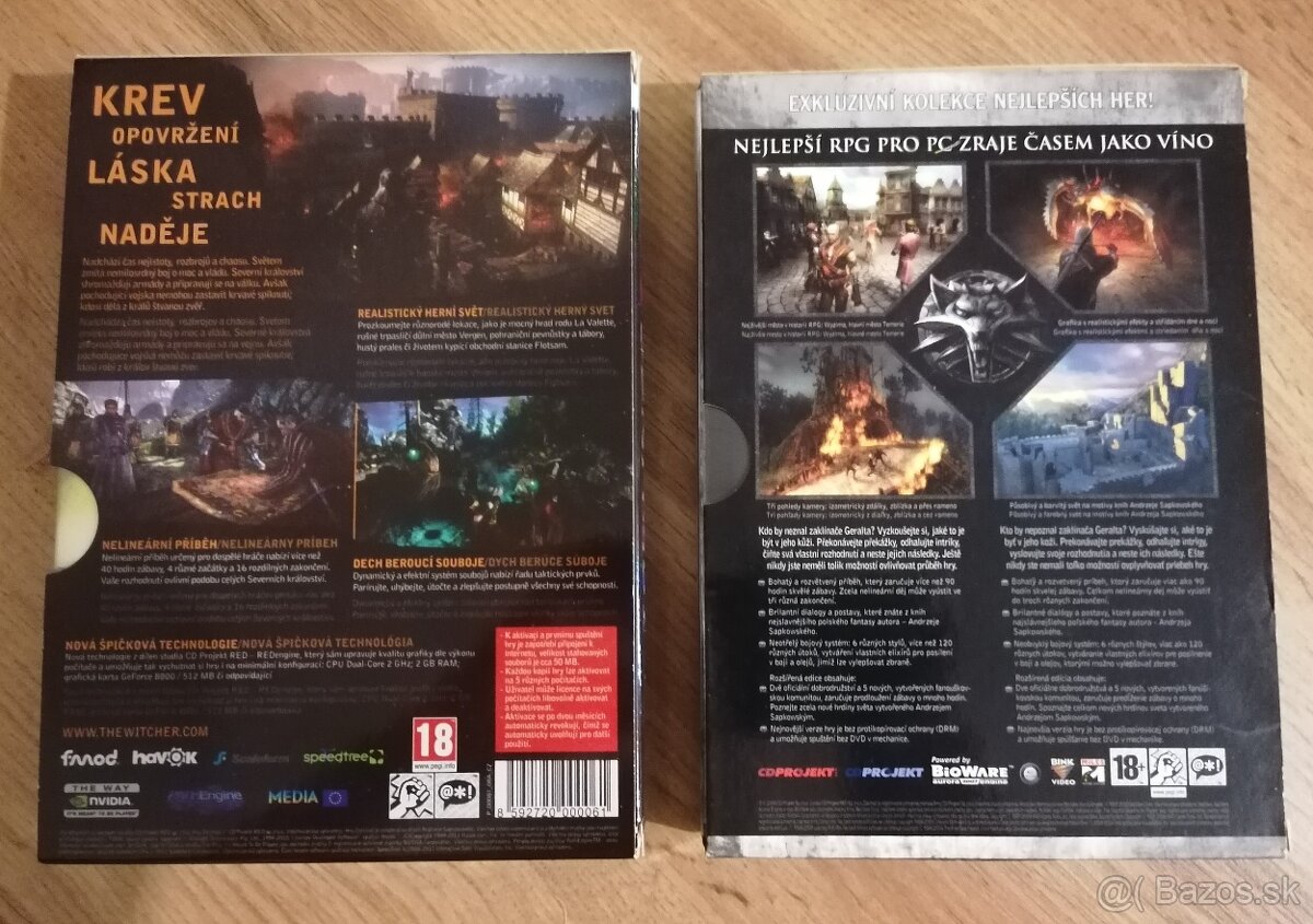 Zaklínač 1 + 2 PC DVD CZ - 2