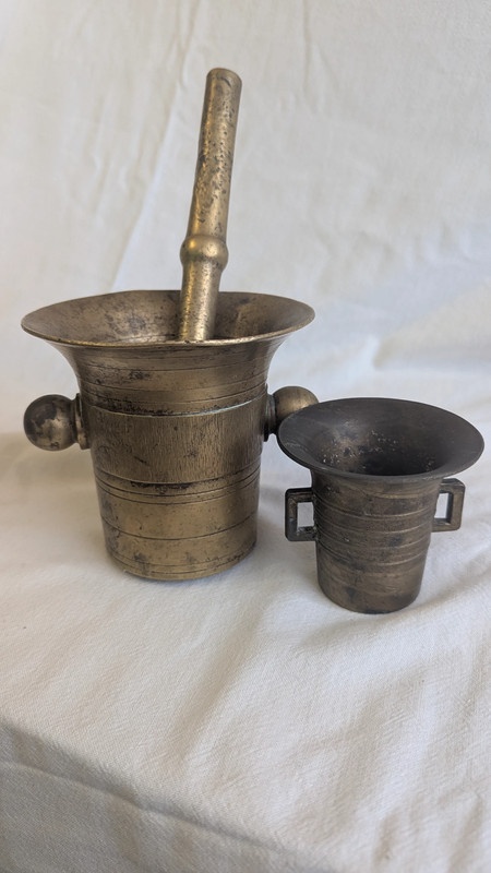 Predám 2 mosadzné mažiare - 2