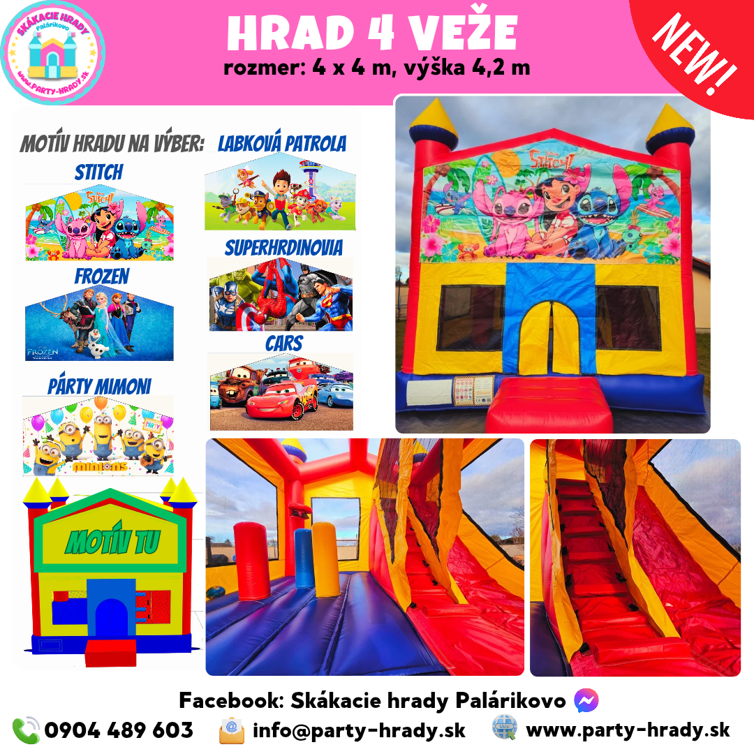 Skákací hrad na prenájom - 2
