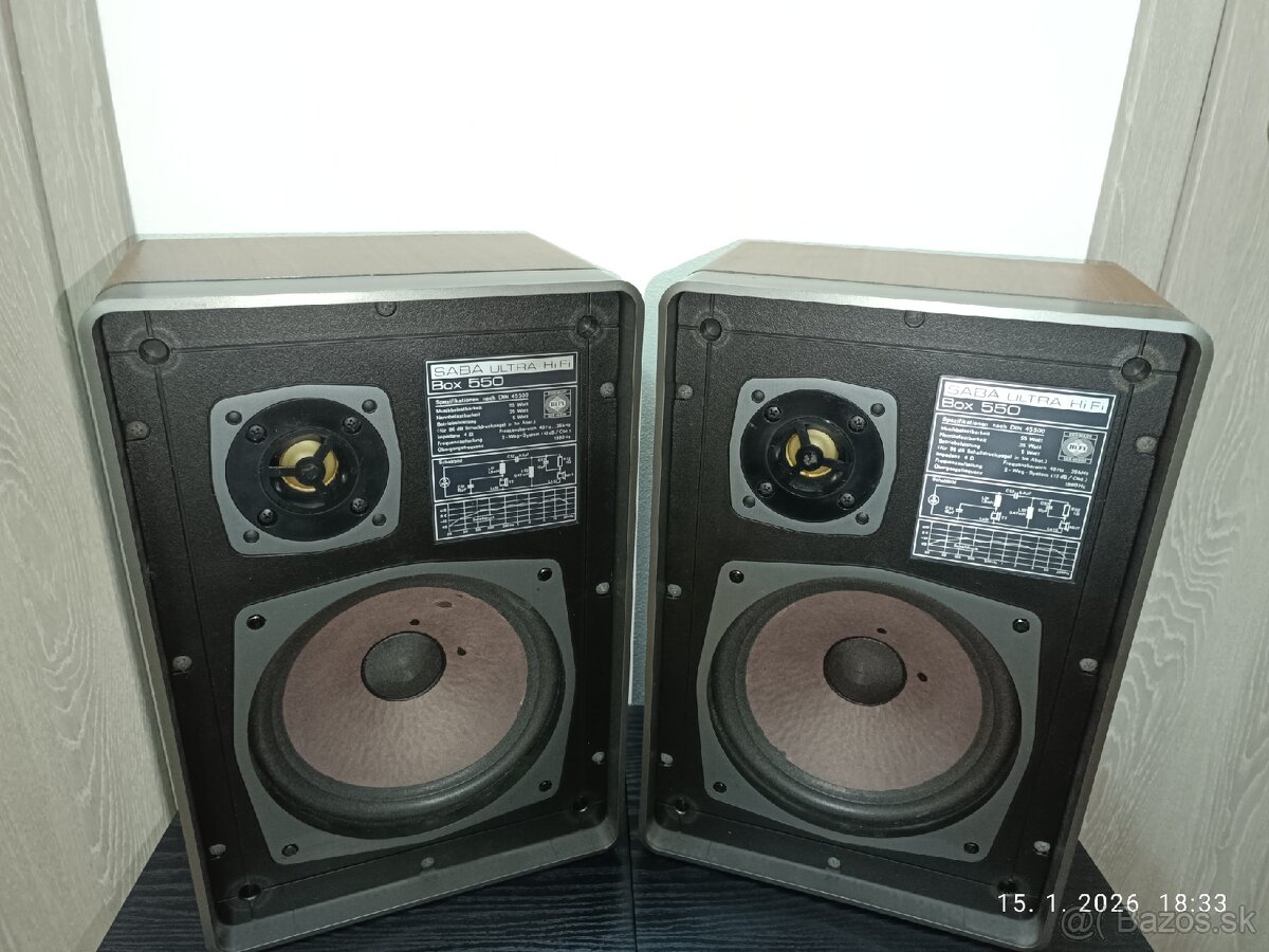 SABA ULTRA HIFI BOX 550...1978-1980 - 2