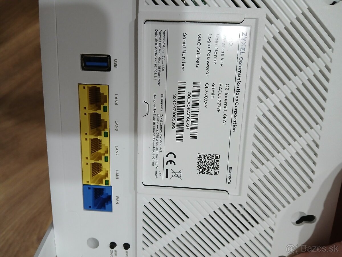 Zyxel Wifi ruoter - 2