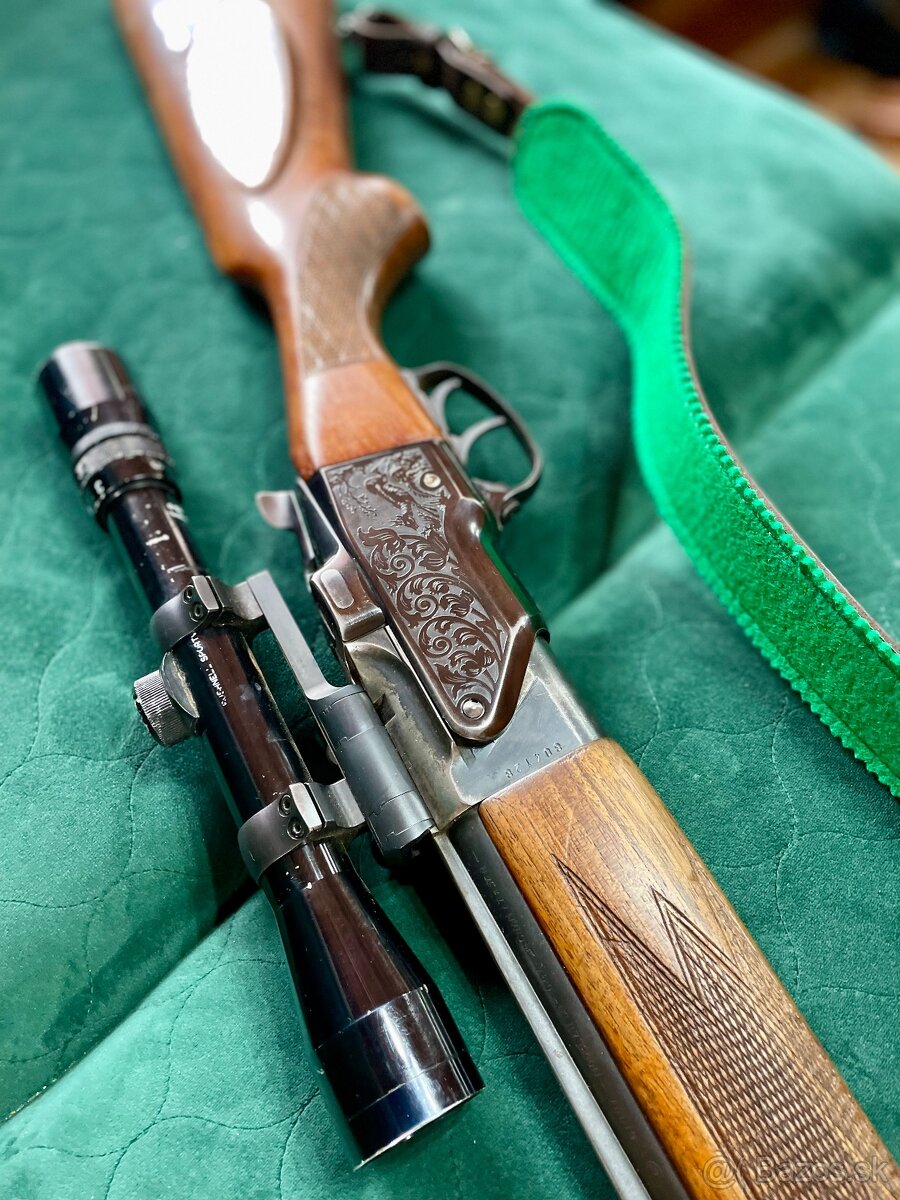 Predám brokovú kozlicu ZH 124 kaliber 7/57R+ br. hlaveň 321 - 2