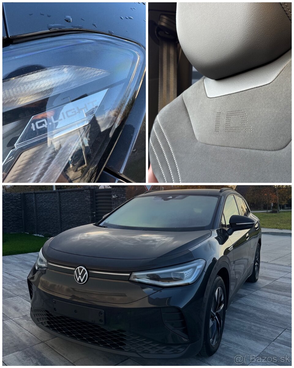 VW ID.4 Koža/IQ/Ťažné/Kamera/Tepelné čerpadlo 82kwH - 2