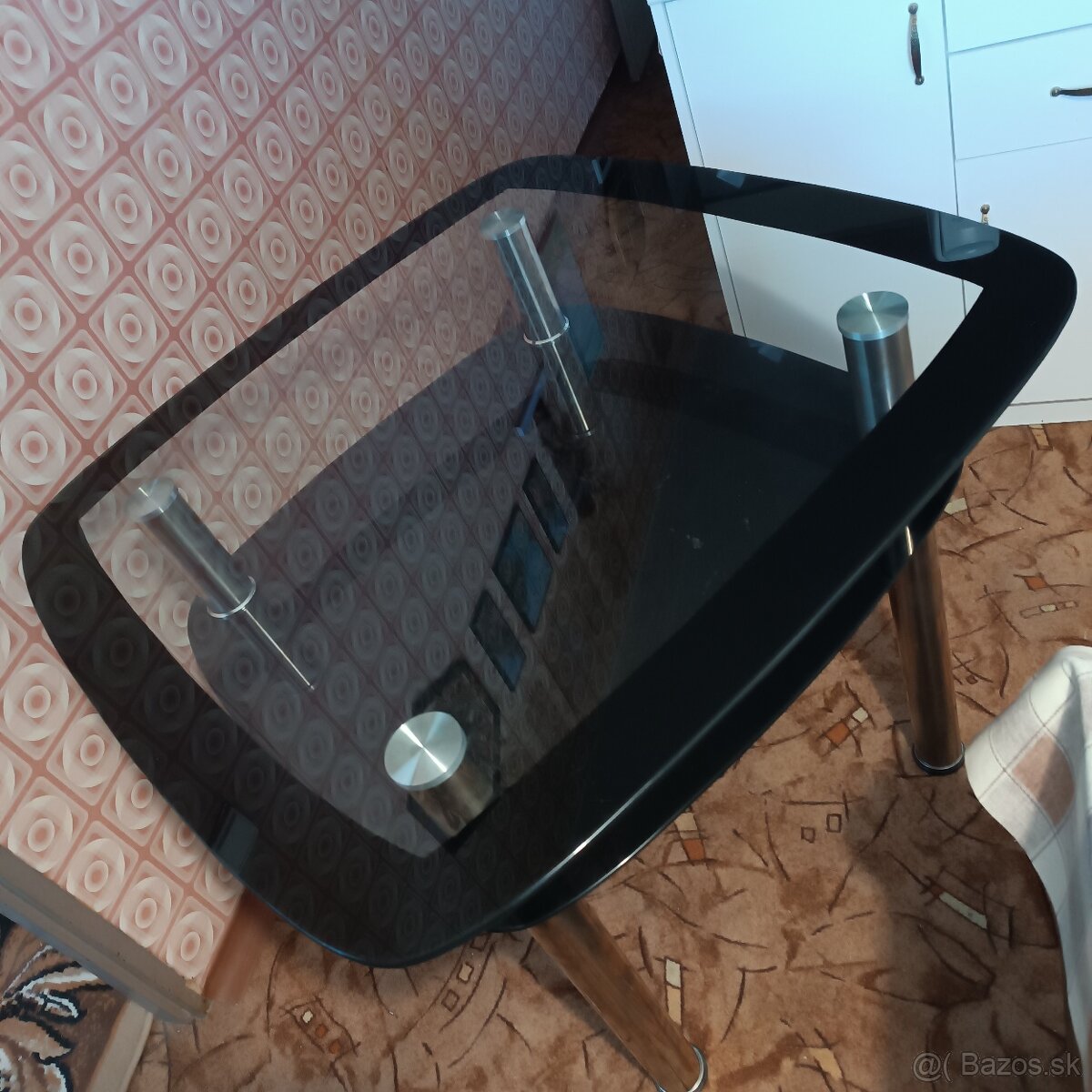 Skleneny jedalensky stol - 2