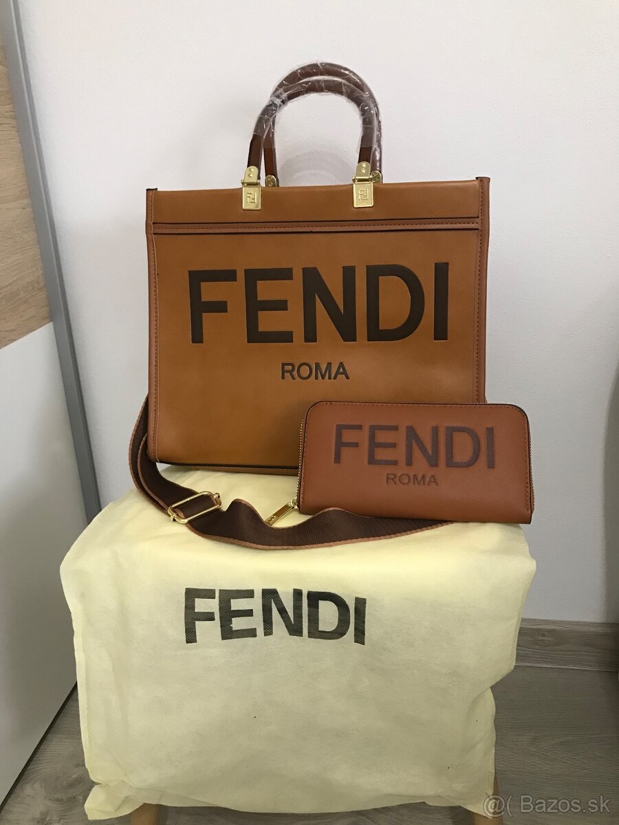 FENDI / set kabelka+peňaženka - 2
