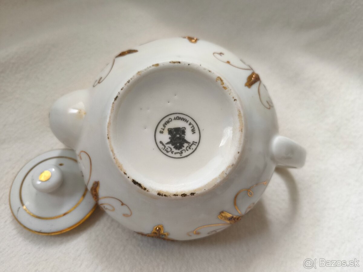 Porcelánový čajník, konvička - 2