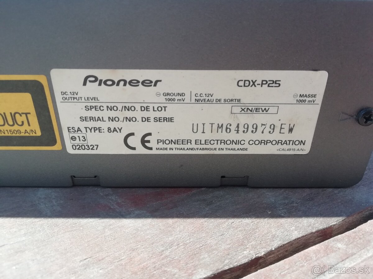 Predam CD menic PIONEER CDX-P25 - 2