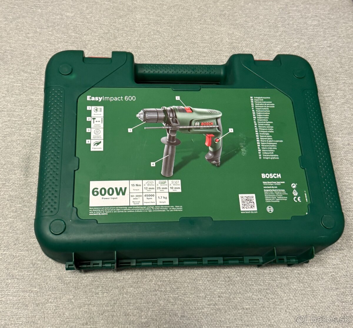 Bosch vŕtačka EasyImpact 600 - 2
