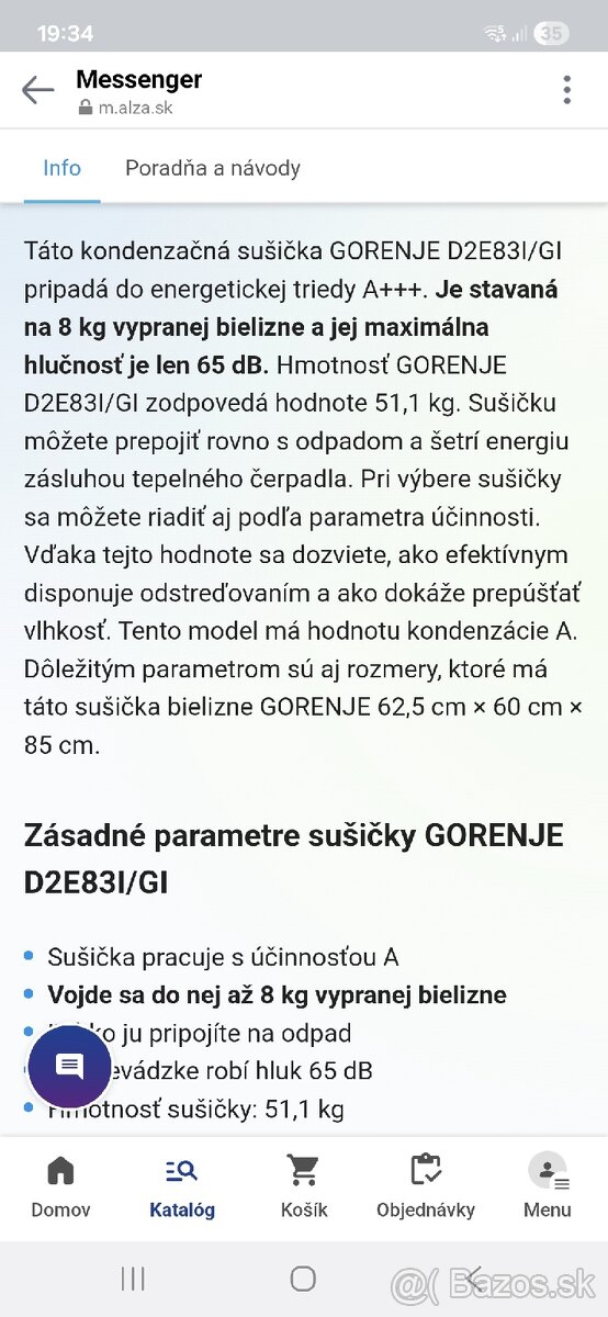 Sušička prádla Gorenje - 2