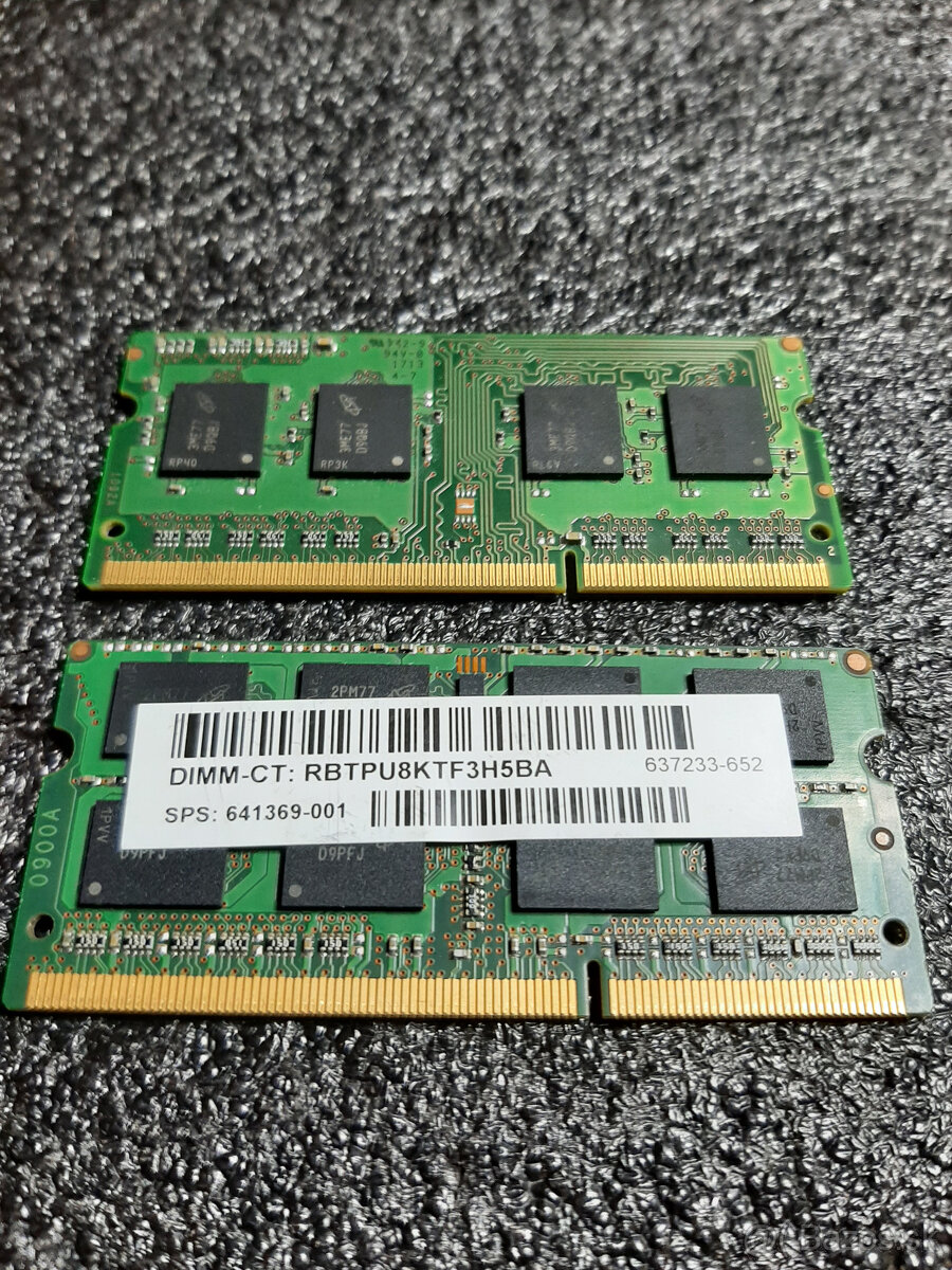 Pamäť RAM DDR3 8GB do notebooku,2x4GB So-Dimm - 2