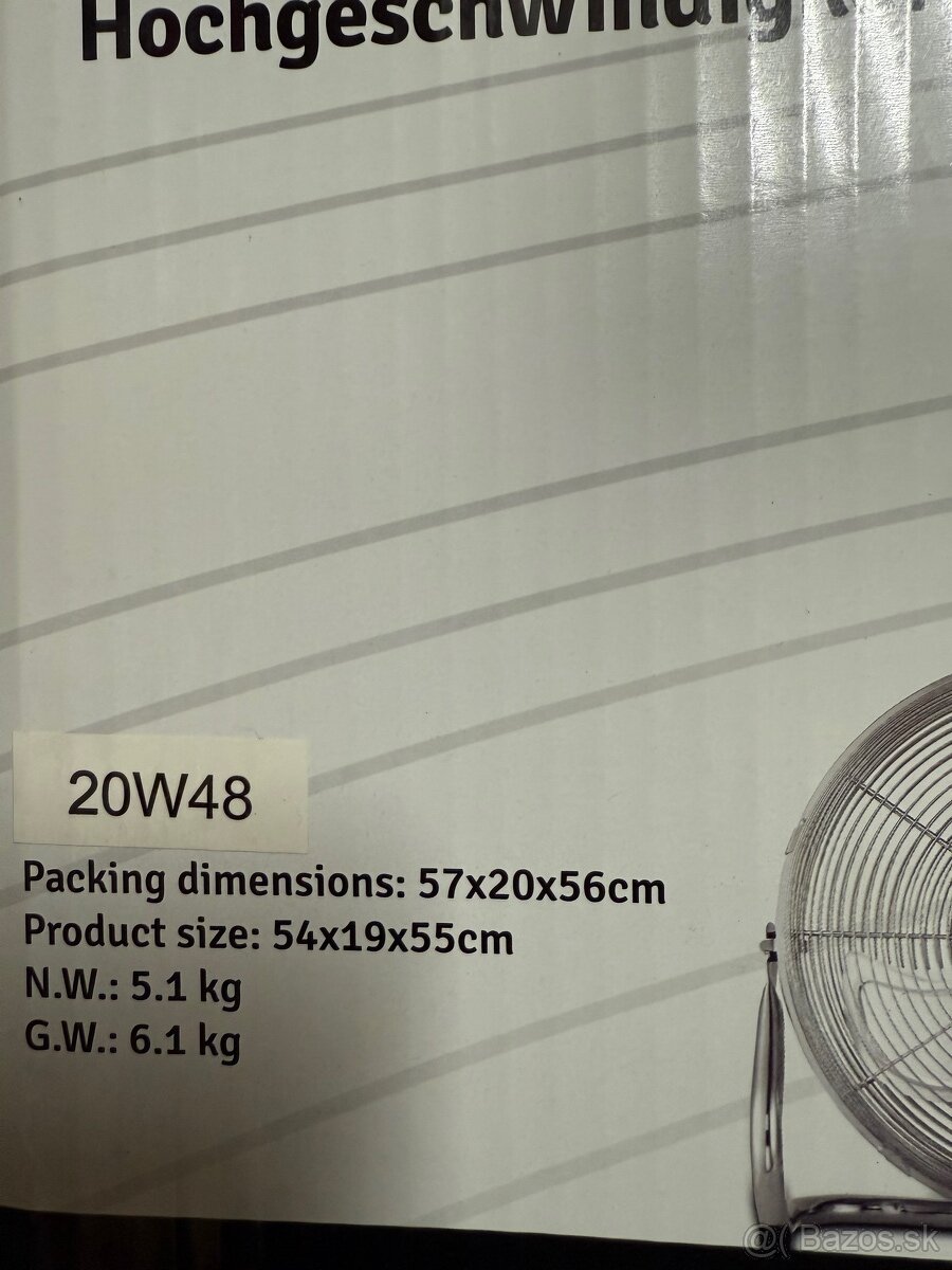 Ventilátor nový nepoužity - 2